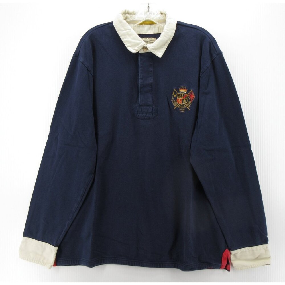 Joules Rugby Polo Shirt XL England Wales Crest Pullover Heavyweight